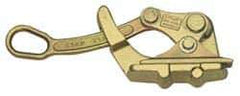Little Mule - Double Eye, Standard Grip, Steel Wire Pulling Grip - 0.7 to 1-1/4" Cable Diam - Apex Tool & Supply