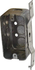 Cooper Crouse-Hinds - 1 Gang, (8) 1/2" Knockouts, Steel Rectangle Wall Box - 4" Overall Height x 2-1/8" Overall Width x 2-1/8" Overall Depth - Apex Tool & Supply