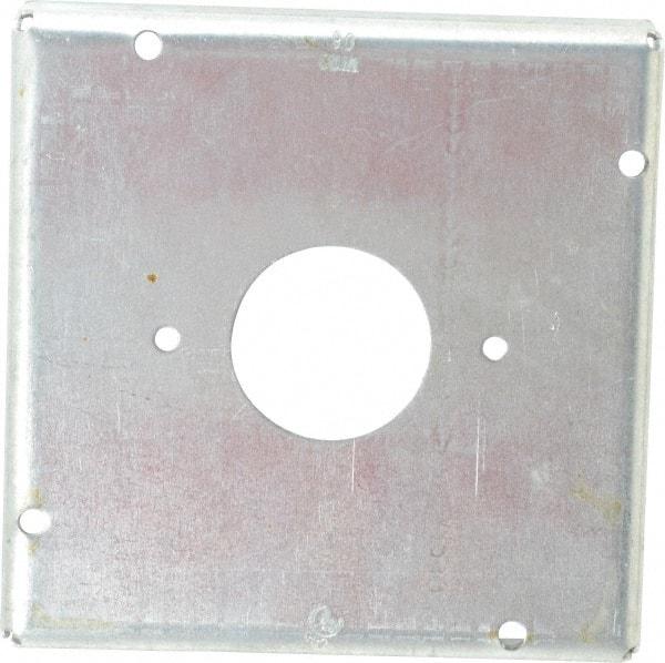 Cooper Crouse-Hinds - Electrical Outlet Box Steel Square Surface Cover - Apex Tool & Supply