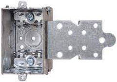 Cooper Crouse-Hinds - 1 Gang, (9) 1/2" Knockouts, Steel Rectangle Switch Box - 3" Overall Height x 2" Overall Width x 2-1/2" Overall Depth - Apex Tool & Supply