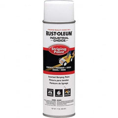 18 fl oz White Striping Paint 150' Coverage at 4″ Wide, Solvent-Based Formula