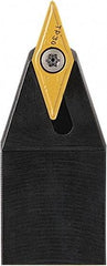 Seco - SVVB, Neutral Cut, 72.5° Lead Angle, 20mm Shank Height x 20mm Shank Width, Neutral Rake Indexable Turning Toolholder - 125mm OAL, VB.T 1102.. Insert Compatibility, Series Screw Lock - Apex Tool & Supply