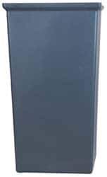 Rubbermaid - 24.67 Gal Square Plastic Rigid Trash Can Liner - 16-1/4" Long x 16-1/4" Wide x 28-1/2" High, Compatible with Container Series Ranger 8430 - Apex Tool & Supply