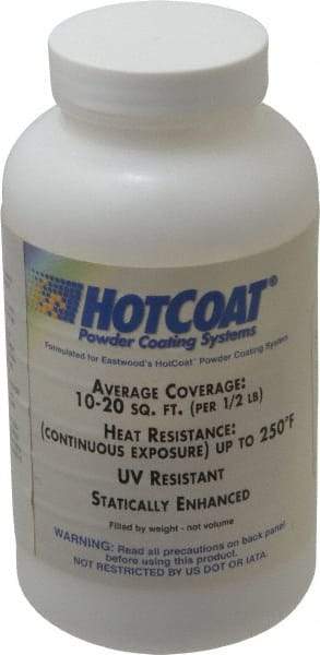 Made in USA - 8 oz Clear Paint Powder Coating - Polyurethane, 10 Sq Ft Coverage - Apex Tool & Supply
