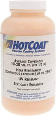 Made in USA - 8 oz Orange Yellow Paint Powder Coating - Polyurethane, 10 Sq Ft Coverage - Apex Tool & Supply