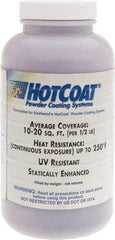 Made in USA - 8 oz Dark Purple Paint Powder Coating - Polyurethane, 10 Sq Ft Coverage - Apex Tool & Supply