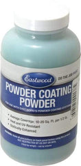 Made in USA - 8 oz Dark Green Paint Powder Coating - Polyurethane, 10 Sq Ft Coverage - Apex Tool & Supply