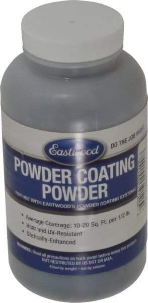 Made in USA - 8 oz Black Wrinkle Paint Powder Coating - Polyurethane, 10 Sq Ft Coverage - Apex Tool & Supply