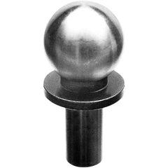 TE-CO - 3/4" Ball Diam, 3/8" Shank Diam, Alloy Steel Inspection Tooling Ball - Apex Tool & Supply