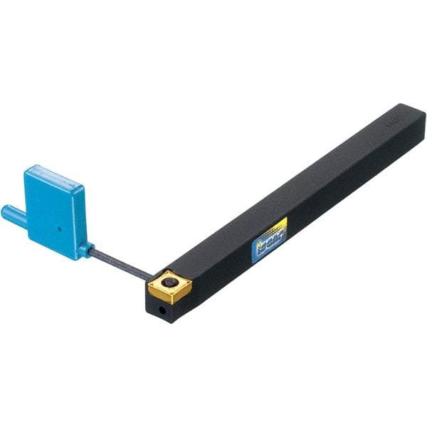 Iscar - PQLC, Right Hand Cut, 5/8" Shank Height x 5/8" Shank Width, Neutral Rake Indexable Turning Toolholder - 0.59" OAL, QCMT Insert Compatibility, Series Isoturn - Apex Tool & Supply
