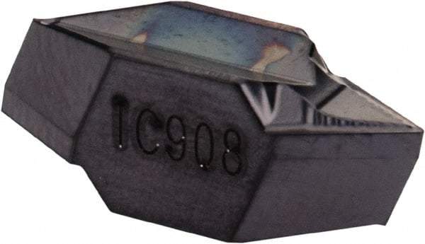Iscar - TIPI5.4 Grade IC908, Internal Partial Profile 60° Threading Insert - 3.91mm & 8 TPI Int Pitch, TiAlN Finish, Carbide - Apex Tool & Supply