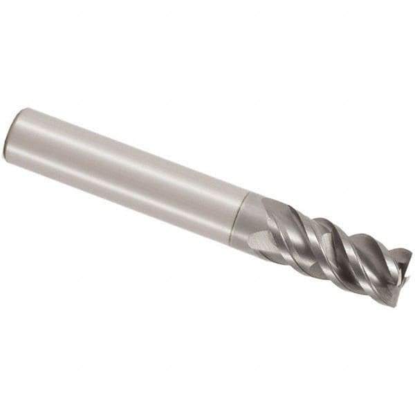 Seco - 20mm, 4 Flute, Single End, Solid Carbide, Corner Chamfer End Mill - 100mm OAL, 48° Helix, Right Hand Flute, 42mm LOC, Right Hand Cut - Apex Tool & Supply