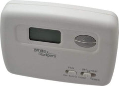 White-Rodgers - 45 to 99°F, 2 Heat, 1 Cool, Economy Digital Heat Pump Thermostat (Hardwired with Battery Back-Up) - 20 to 30 Volts, Electronic Switching Switch - Apex Tool & Supply