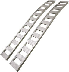 Erickson Manufacturing - 90" Long x 12" Wide, 1,500 Lb Capacity, Arched Truck Ramp - Aluminum, For All Vehicles - Apex Tool & Supply