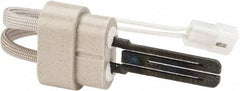 White-Rodgers - 120 VAC, 5 Amp, Two Terminal Receptacle with .093" Male Pins Connection, Silicon Carbide Hot Surface Ignitor - 9" Lead Length, For Use with Gas Burner - Apex Tool & Supply