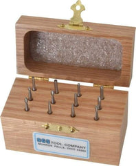 SGS Pro - 12 Piece, 1/8" Shank Burr Set - Tungsten Carbide, Multiple Head Shape - Apex Tool & Supply