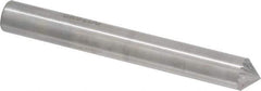 SGS Pro - 1/4" Cut Diam, 1/4" Shank Diam, Cone Head Double Cut Burr - Carbide, Point End, 1/8" LOC, 2" OAL - Apex Tool & Supply