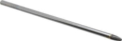 SGS Pro - 1/4" Cut Diam, 1/4" Shank Diam, Tree with Radius Head Single Cut Burr - Carbide, Radius End, 1/2" LOC - Apex Tool & Supply