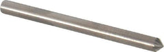 SGS Pro - 1/8" Cut Diam, 1/8" Shank Diam, Cone Head Single Cut Burr - Carbide, Point End, 1/16" LOC, 1-1/2" OAL - Apex Tool & Supply