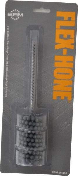 Brush Research Mfg. - 1-5/8" Bore Diam, 240 Grit, Silicon Carbide Flexible Hone - Extra Fine, 8" OAL - Apex Tool & Supply