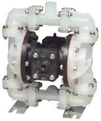 SandPIPER - 1/2" NPT, Nonmetallic, Air Operated Diaphragm Pump - Santoprene Diaphragm, Polypropylene Housing - Apex Tool & Supply