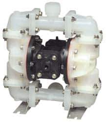 SandPIPER - 3/4" NPT, Nonmetallic, Air Operated Diaphragm Pump - Santoprene Diaphragm, Polypropylene Housing - Apex Tool & Supply