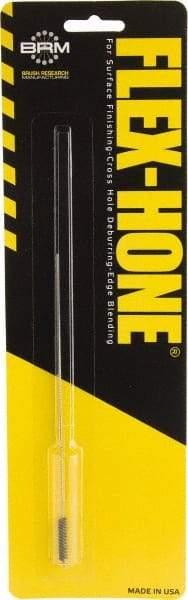 Brush Research Mfg. - 0.177" Bore Diam, 400 Grit, Boron Carbide Flexible Hone - Extra Fine, 6" OAL - Apex Tool & Supply