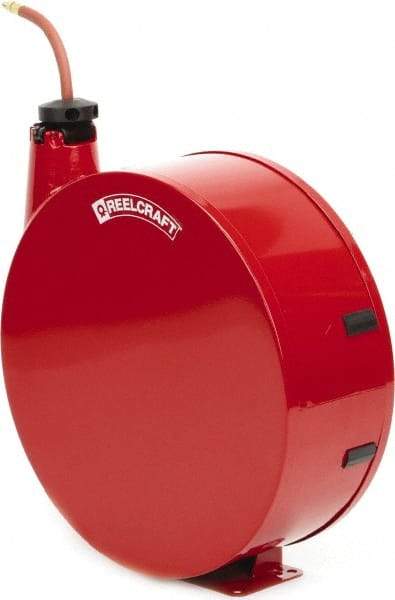 Reelcraft - 50' Spring Retractable Hose Reel - 300 psi, Hose Included - Apex Tool & Supply