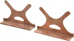 Wilton - 6-1/2" Jaw Width, Copper, Vise Jaw Cap - Apex Tool & Supply