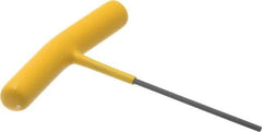 Bondhus - 3/32" Hex, T-Handle Cushion Grip, Hex Key - 4-13/64" OAL, Protanium High Torque Steel, Inch System of Measurement - Apex Tool & Supply