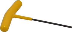 Bondhus - 7/64" Hex, T-Handle Cushion Grip, Hex Key - 4-13/32" OAL, Protanium High Torque Steel, Inch System of Measurement - Apex Tool & Supply