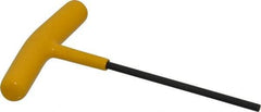 Bondhus - 9/64" Hex, T-Handle Cushion Grip, Hex Key - 4-29/32" OAL, Protanium High Torque Steel, Inch System of Measurement - Apex Tool & Supply