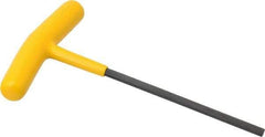 Bondhus - 5/32" Hex, T-Handle Cushion Grip, Hex Key - 5-13/64" OAL, Protanium High Torque Steel, Inch System of Measurement - Apex Tool & Supply