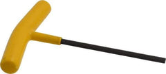 Bondhus - 3/16" Hex, T-Handle Cushion Grip, Hex Key - 5-39/64" OAL, Protanium High Torque Steel, Inch System of Measurement - Apex Tool & Supply