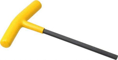 Bondhus - 1/4" Hex, T-Handle Cushion Grip, Hex Key - 6-13/32" OAL, Protanium High Torque Steel, Inch System of Measurement - Apex Tool & Supply