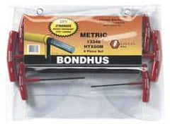Bondhus - 6 Piece T-Handle Hex Key Set - Apex Tool & Supply