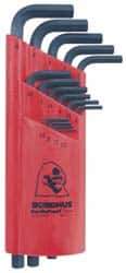 Bondhus - 15 Piece L-Key Hex Key Set - Hex Range 1.27 to 10mm - Apex Tool & Supply