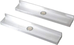 Wilton - 6-1/2" Jaw Width, Aluminum, Vise Jaw Cap - Magnetic Attachment - Apex Tool & Supply