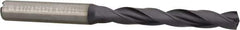 Kennametal - Letter F 140° Solid Carbide Jobber Drill - TiAlN Finish, Right Hand Cut, Spiral Flute, Straight Shank, 3.5827" OAL, Standard Point - Apex Tool & Supply