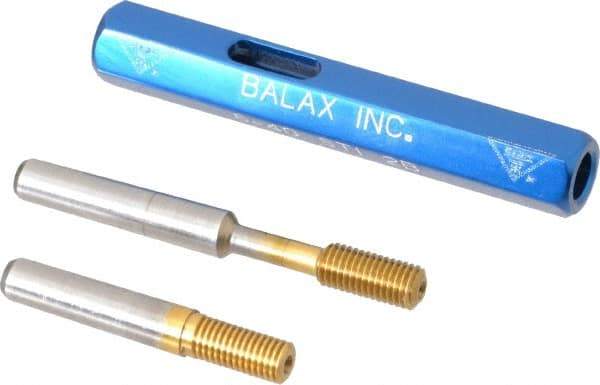 Made in USA - 6-40 Thread, High Speed Tool Steel, Class 2B, Screw Thread Insert Go/No Go Gage - Double Ended with Handle - Apex Tool & Supply