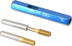 Made in USA - 6-40 Thread, High Speed Tool Steel, Class 2B, Screw Thread Insert Go/No Go Gage - Double Ended with Handle - Apex Tool & Supply
