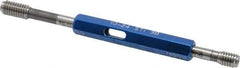 Made in USA - 10-24 Thread, High Speed Tool Steel, Class 3B, Plug Thread Insert Go/No Go Gage - Double Ended with Handle - Apex Tool & Supply