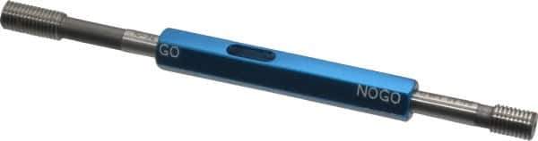 Made in USA - 10-32 Thread, High Speed Tool Steel, Class 2B, Plug Thread Insert Go/No Go Gage - Double Ended with Handle - Apex Tool & Supply