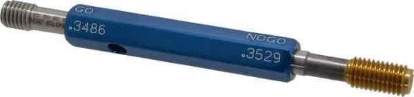 Made in USA - 5/16-18 Thread, High Speed Tool Steel, Class 2B, Plug Thread Insert Go/No Go Gage - Double Ended with Handle, Handle Size 2 - Apex Tool & Supply