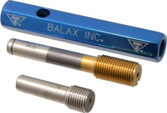 Made in USA - 3/8-24 Thread, High Speed Tool Steel, Class 2B, Plug Thread Insert Go/No Go Gage - Double Ended with Handle, Handle Size 2 - Apex Tool & Supply