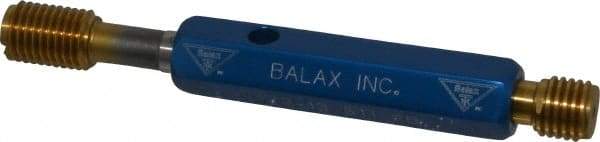 Made in USA - 1/2-13 Thread, High Speed Tool Steel, Class 2B, Plug Thread Insert Go/No Go Gage - Double Ended with Handle, Handle Size 2 - Apex Tool & Supply