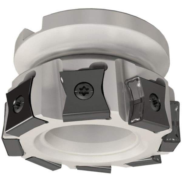 Iscar - 20 Inserts, 160mm Cut Diam, 40mm Arbor Diam, 14mm Max Depth of Cut, Indexable Square-Shoulder Face Mill - 0/90° Lead Angle, 63mm High, LN.. 1506 Insert Compatibility, Series TangMill - Apex Tool & Supply