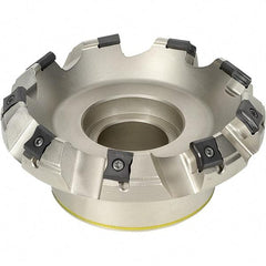 Iscar - 180mm Cut Diam, 40mm Arbor Hole, 7.5mm Max Depth of Cut, 45° Indexable Chamfer & Angle Face Mill - 12 Inserts, LN.. 1506.. Insert, Left Hand Cut, 12 Flutes, Series TangMill - Apex Tool & Supply
