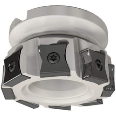 Iscar - 8 Inserts, 63mm Cut Diam, 22mm Arbor Diam, 14mm Max Depth of Cut, Indexable Square-Shoulder Face Mill - 0/90° Lead Angle, 40mm High, LN.. 1506 Insert Compatibility, Series TangMill - Apex Tool & Supply