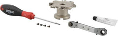 Iscar - Shell Mount A Connection, 0.88" Depth of Cut, 3" Cutter Diam, 3/4" Hole Diam, 8 Tooth Indexable Slotting Cutter - FDN-LN12 Toolholder, LNET Insert - Apex Tool & Supply
